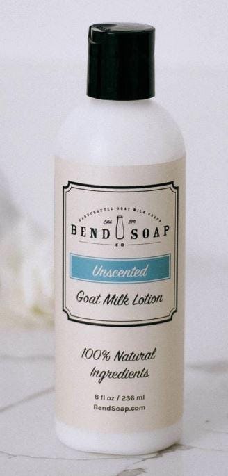 Goat Milk Lotion - All Natural 8oz - By Bend Soap Company