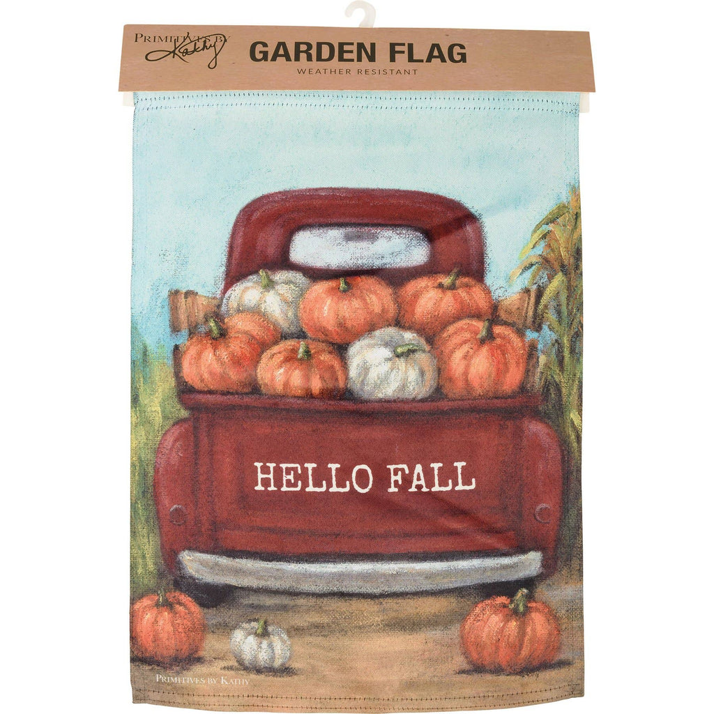 Hello Fall Garden Flag