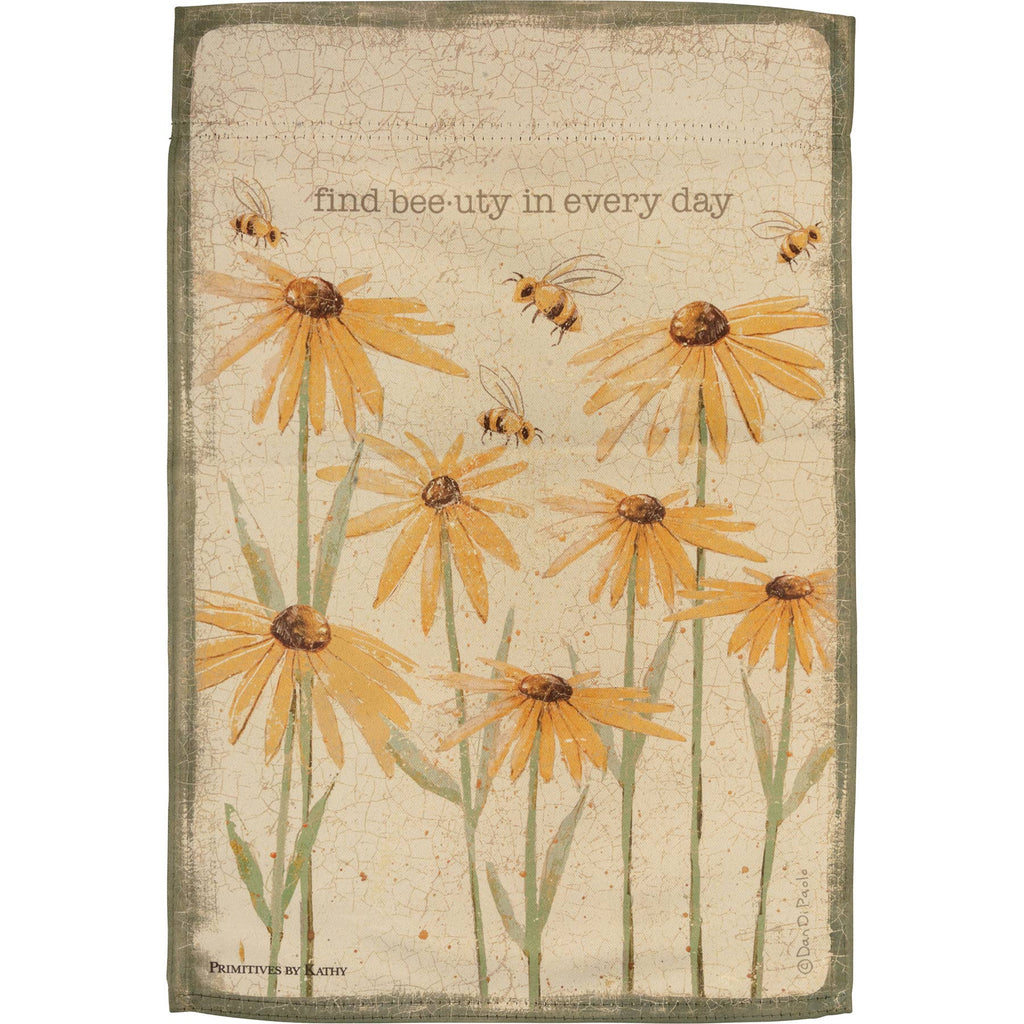 Find Beauty In Every Day Garden Flag
