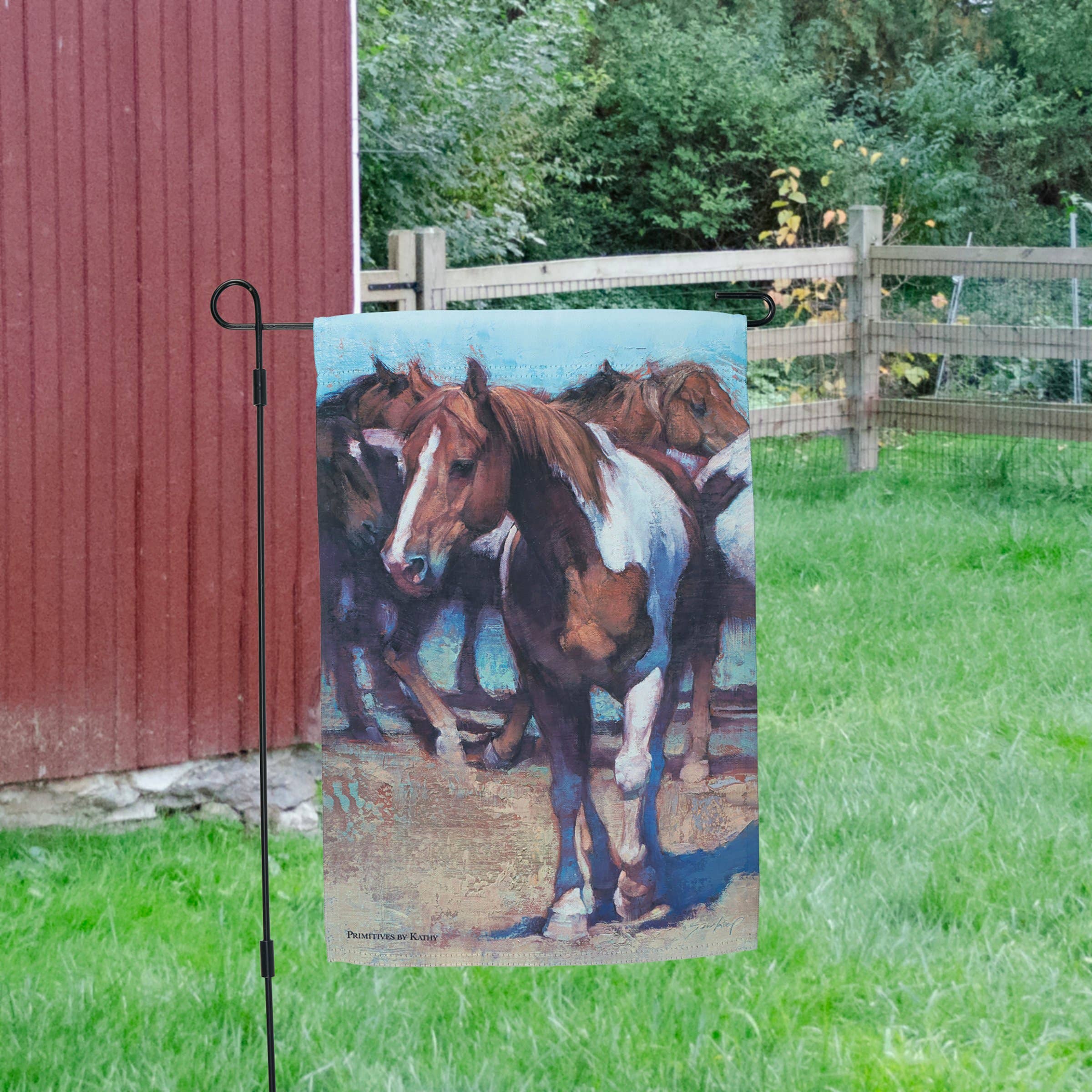 Painted Horse Garden Flag