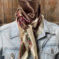 35X35" Cherry Blossom Wild Rag / Scarf WR406X