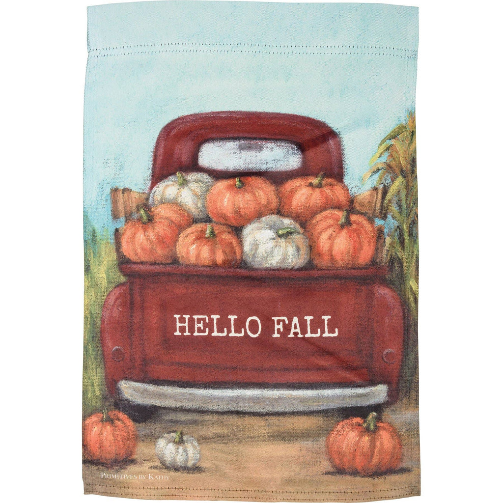Hello Fall Garden Flag