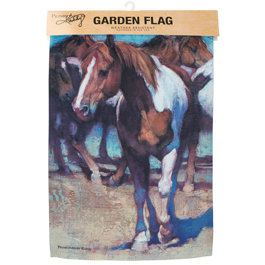 Painted Horse Garden Flag