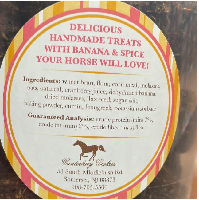 Canterbury Horse Cookies - Banana Spice Plops